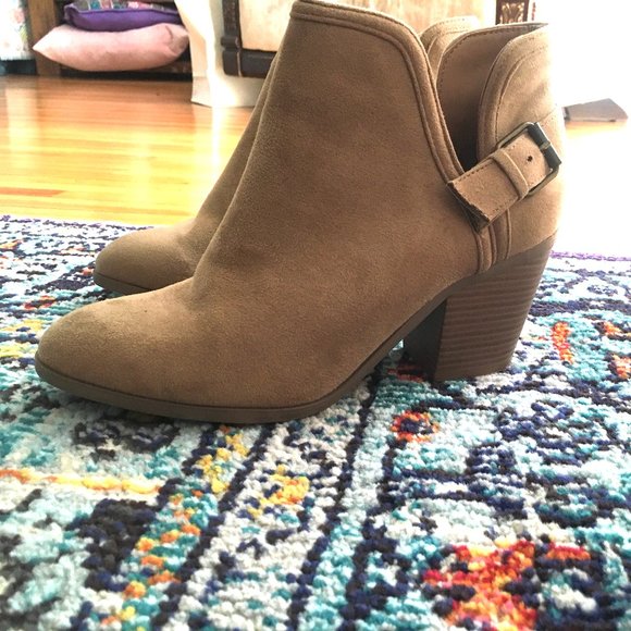 Western taupe ankle boots - Picture 2 of 5